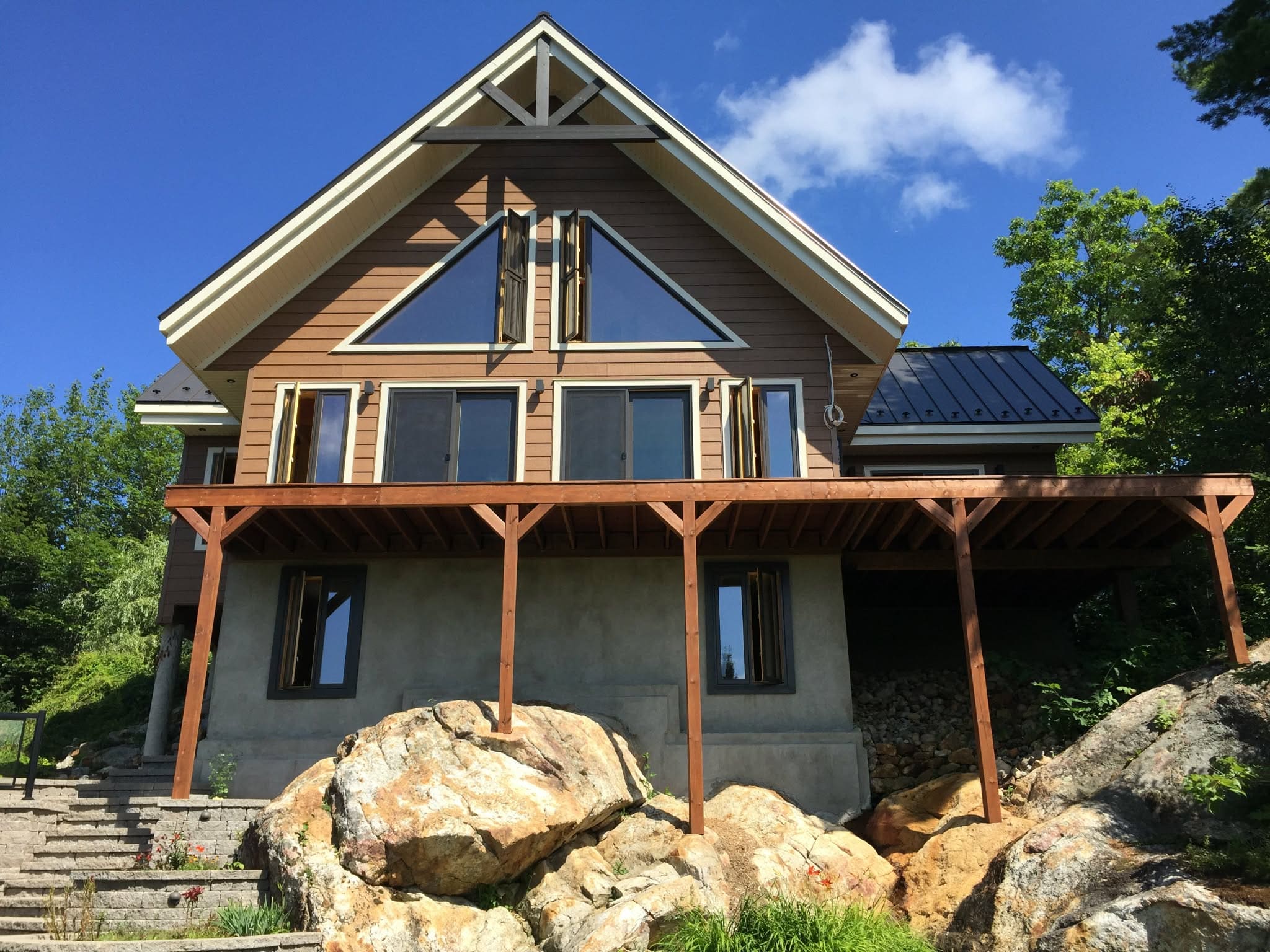 Maison neuve à Sainte-Thérèse-de-la-Gatineau, réalisation de Construction Langevin
