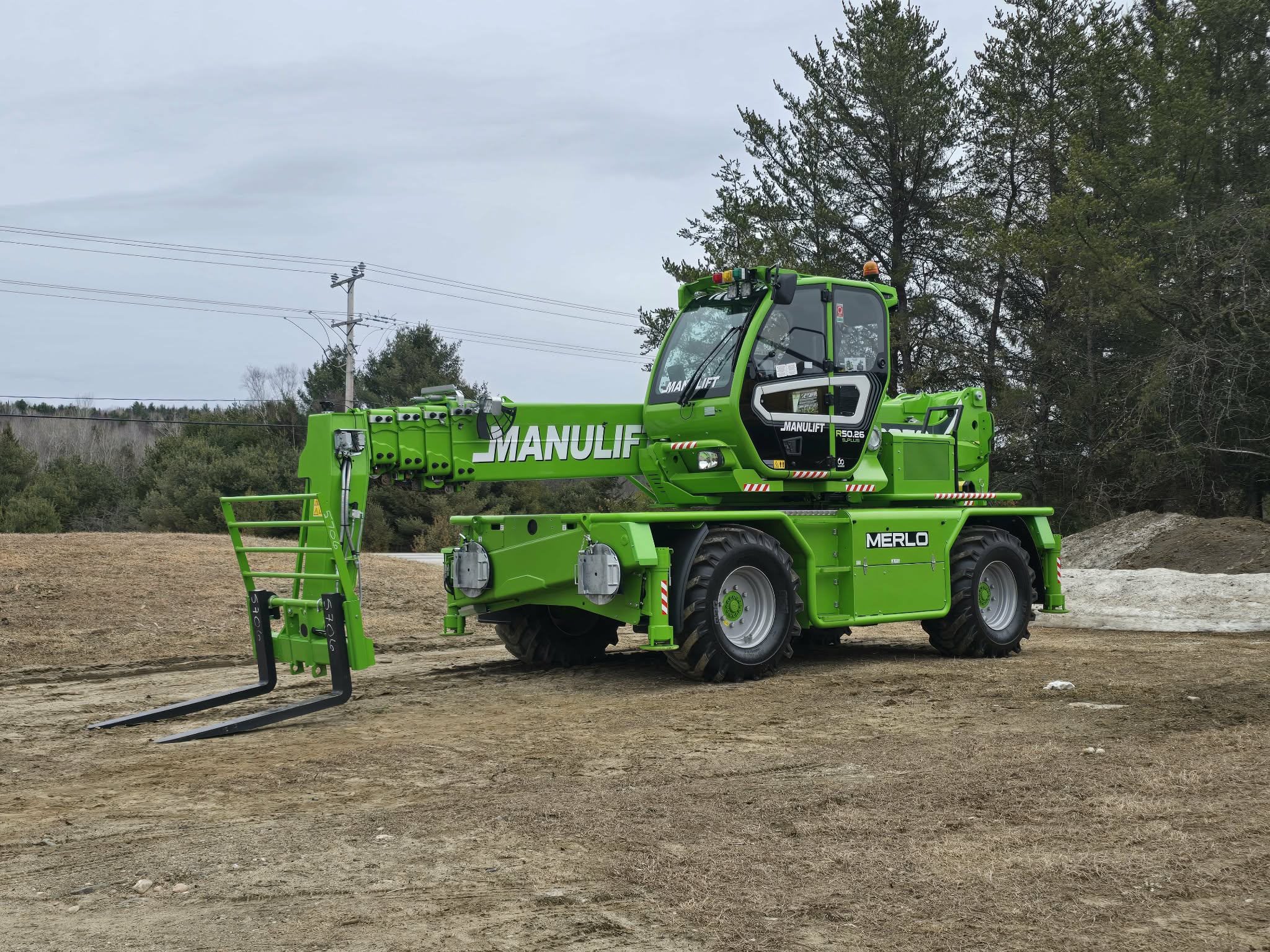 Manulift sur un chantier de Construction Langevin